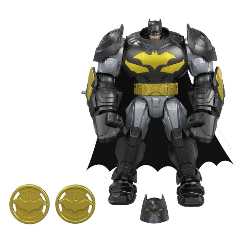 SPOTT-GR DC Premier - Φιγούρα Δράσης με Ήχο & Φως Mecha Suit Batman Μεγέθους 18cm