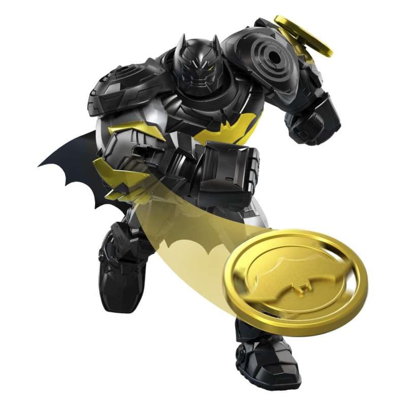 SPOTT-GR DC Premier - Φιγούρα Δράσης με Ήχο & Φως Mecha Suit Batman Μεγέθους 18cm