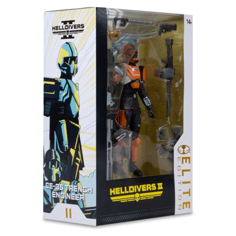 SPOTT-GR Helldivers 2 McFarlane Elite Edition - Φιγούρα Δράσης CE-25 Trench Engineer (Deluxe) Μεγέθους 18cm