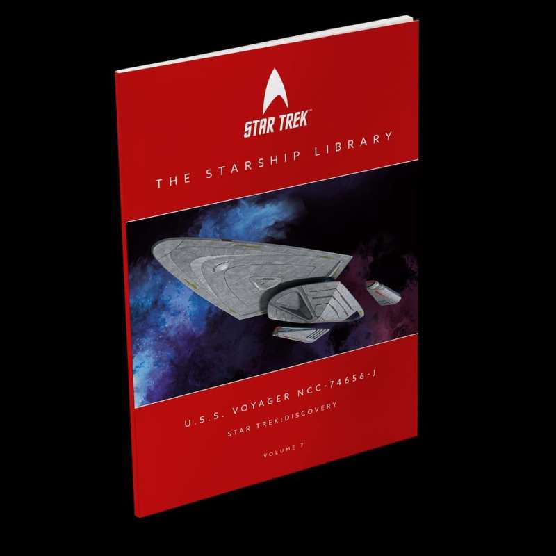 SPOTT-GR Star Trek Library - Όχημα Die-Cast U.S.S. Voyager NCC-74656-J Μεγέθους 10cm