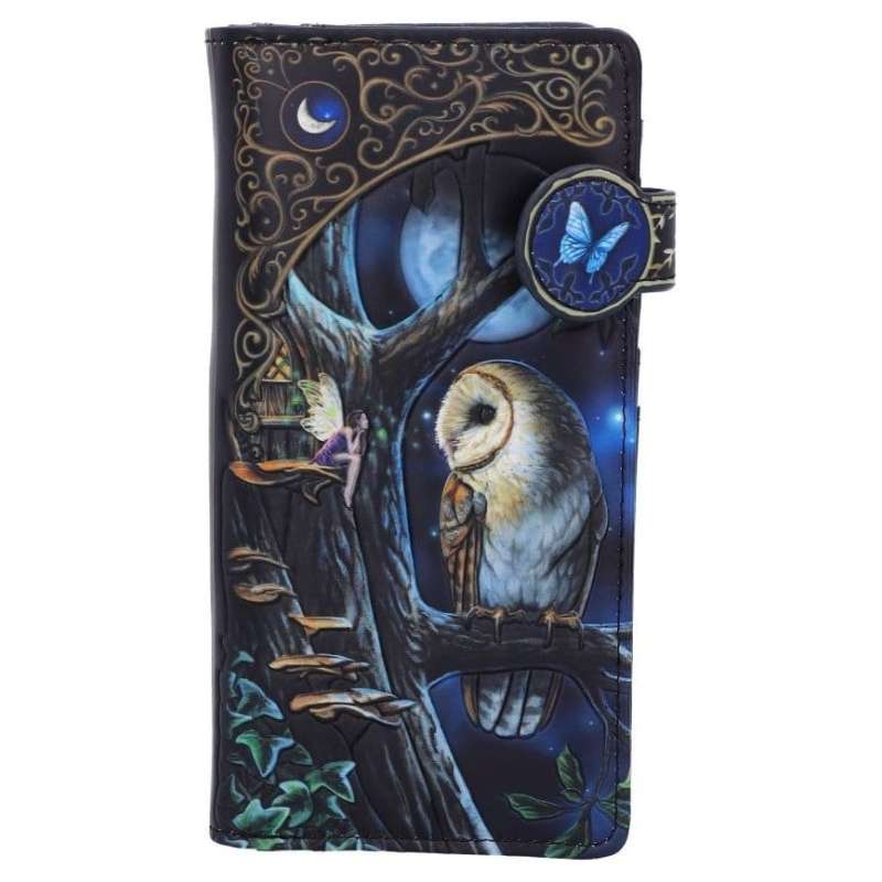 SPOTT-GR Lisa Parker Purse Fairy Tales Embossed - Πορτοφόλι με Σχέδιο Μεγέθους 19cm σε Μπλε Χρώμα