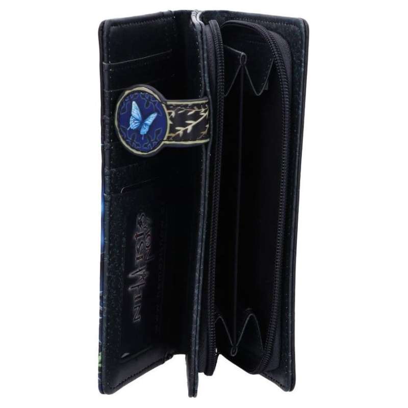 SPOTT-GR Lisa Parker Purse Fairy Tales Embossed - Πορτοφόλι με Σχέδιο Μεγέθους 19cm σε Μπλε Χρώμα