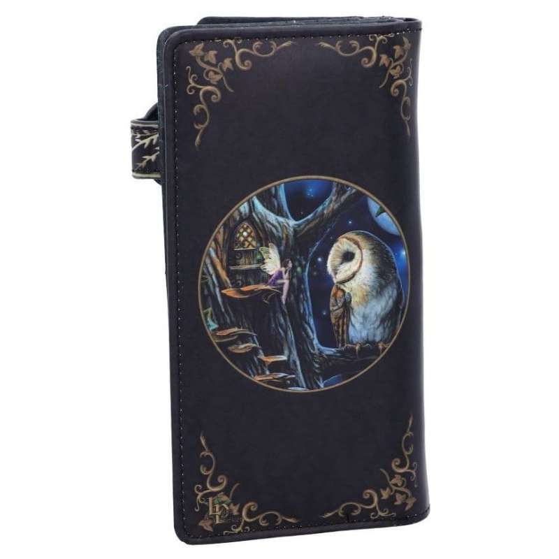 SPOTT-GR Lisa Parker Purse Fairy Tales Embossed - Πορτοφόλι με Σχέδιο Μεγέθους 19cm σε Μπλε Χρώμα