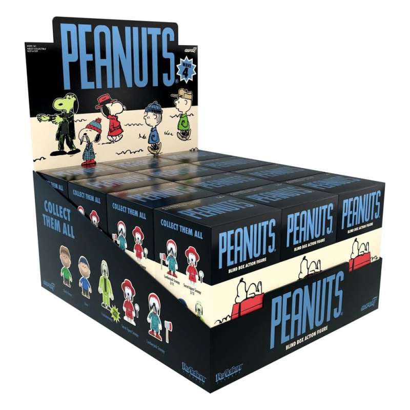 SPOTT-GR Peanuts - Φιγούρες Δράσης σε Blind Box Wave 4 Display (Σετ 12 Τεμάχια)