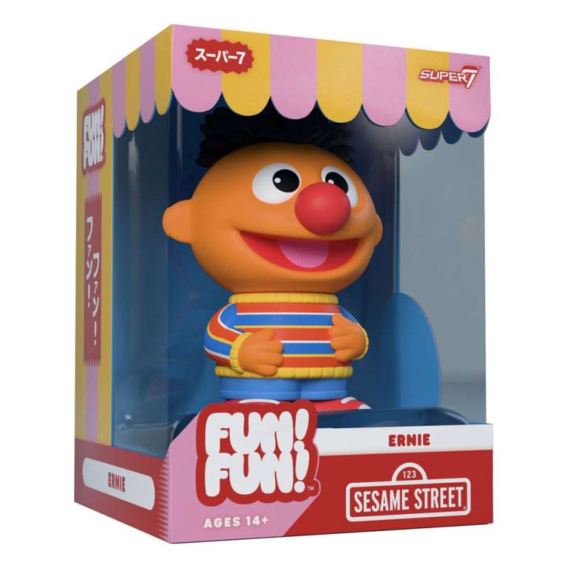 SPOTT-GR Sesame Street FUN! FUN! - Φιγούρα Βινυλίου Ernie Μεγέθους 13cm (Wave 02)
