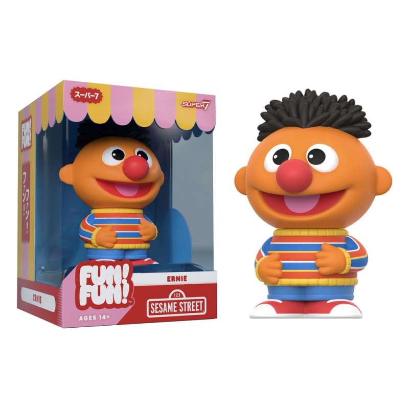 SPOTT-GR Sesame Street FUN! FUN! - Φιγούρα Βινυλίου Ernie Μεγέθους 13cm (Wave 02)