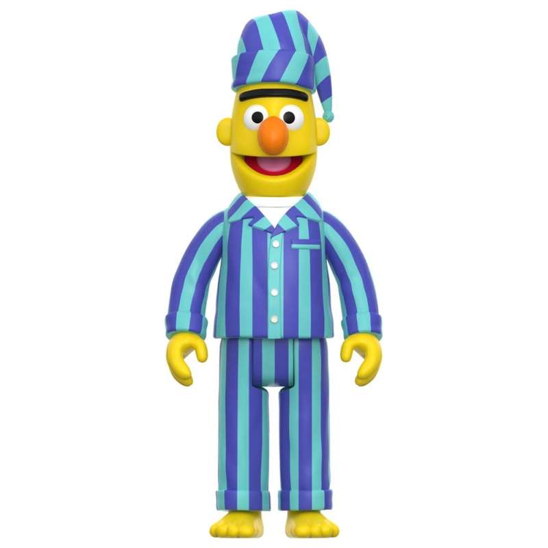 SPOTT-GR Sesame Street ReAction - Φιγούρα Δράσης Bert (in Pyjamas) Μεγέθους 10cm (Wave 06)