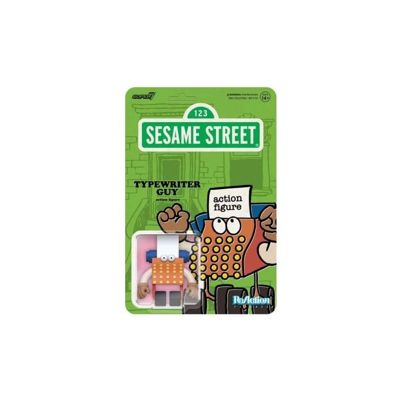 SPOTT-GR Sesame Street ReAction - Φιγούρα Δράσης Typewriter Guy Μεγέθους 10cm (Wave 06)