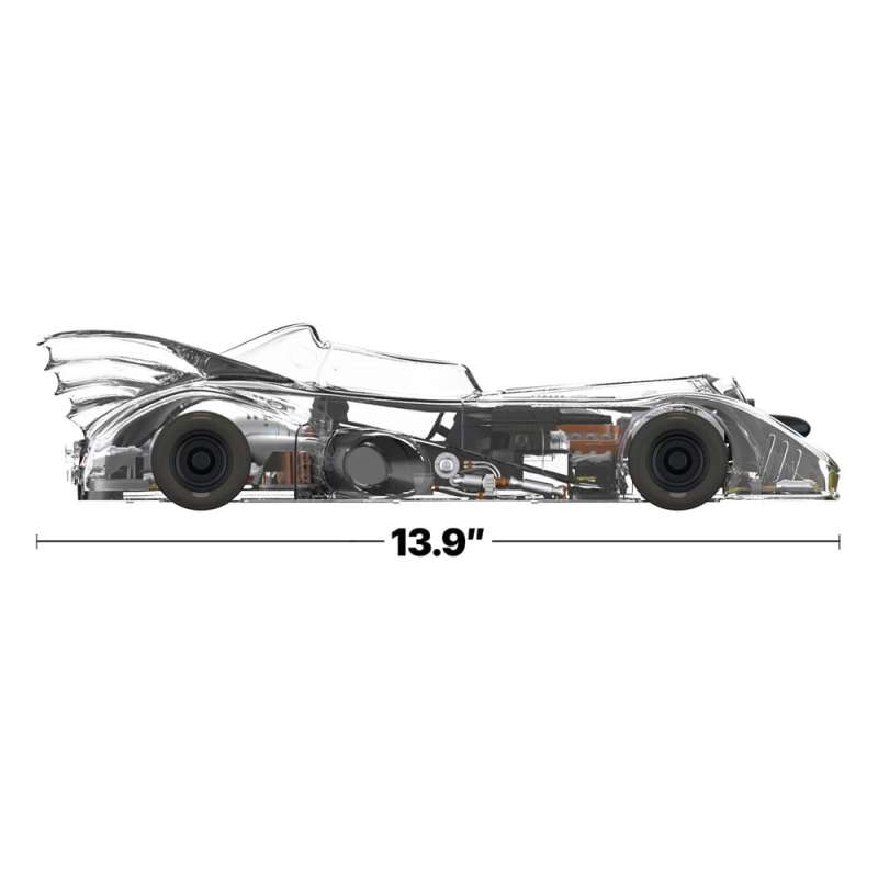 SPOTT-GR Batman 1989 Super Cyborg - Όχημα Batmobile 1989 (Clear) Μεγέθους 35cm
