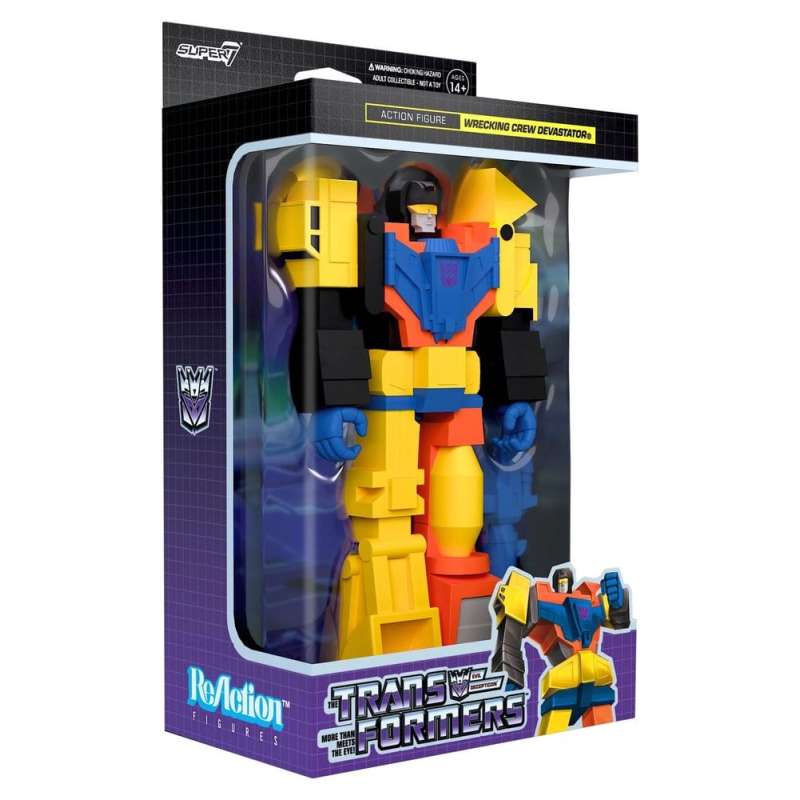 SPOTT-GR Transformers ReAction - Φιγούρα Δράσης Devastator Μεγέθους 10cm