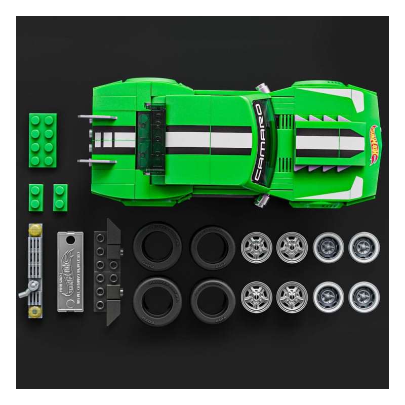 SPOTT-GR Mattel Brick Shop Hot Wheels Speed Series - Building Set (Αναλογία 1/32) Custom '68 Camaro