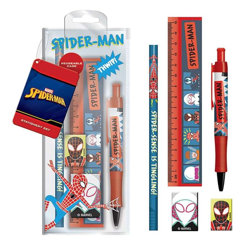 SPOTT-GR Spider-Man - Σετ Γραφικής Ύλης 5 Τεμαχίων