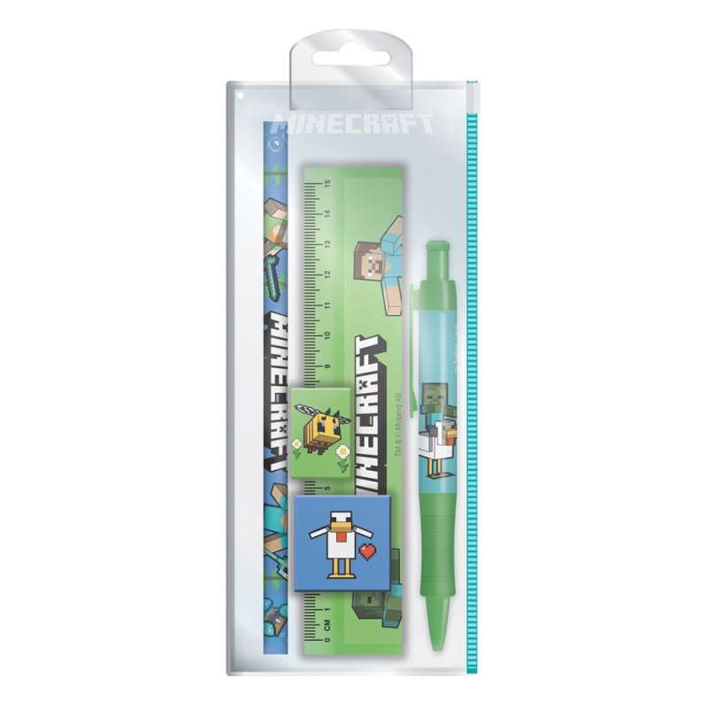 SPOTT-GR Minecraft 5-Piece Stationery Set