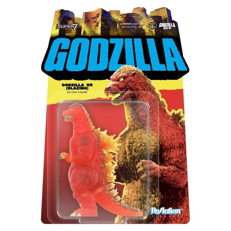 SPOTT-GR Godzilla Toho ReAction - Φιγούρα Δράσης Godzilla - 1989 (Blazing) Μεγέθους 10cm
