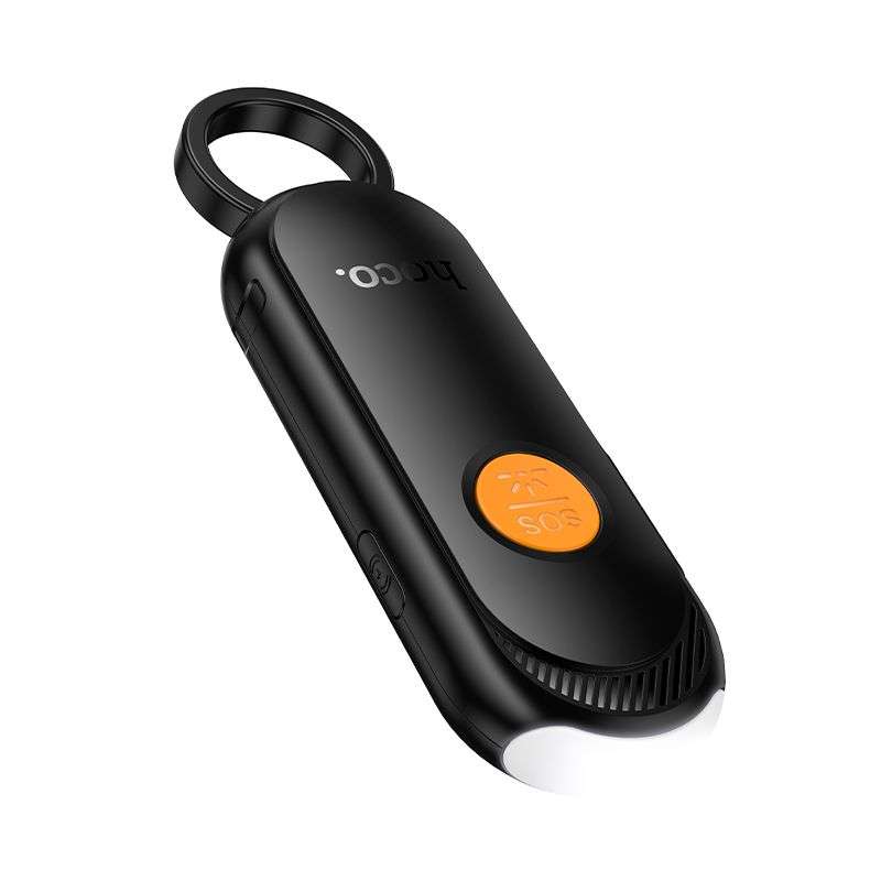 SPOTT-GR Hoco E99 - GPS Tracker με Φακό Συμβατό με Apple Find My Σε Μαύρο Χρώμα