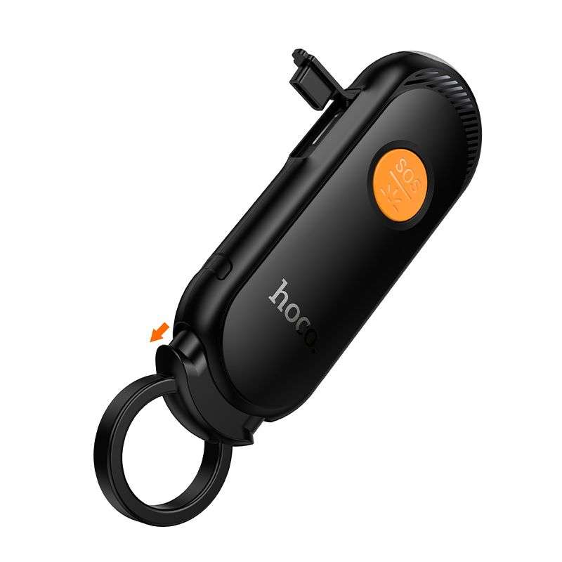 SPOTT-GR Hoco E99 - GPS Tracker με Φακό Συμβατό με Apple Find My Σε Μαύρο Χρώμα