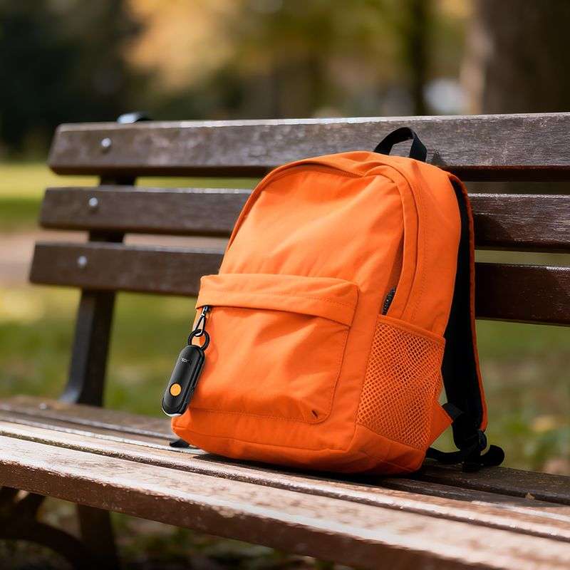 SPOTT-GR Hoco E99 - GPS Tracker με Φακό Συμβατό με Apple Find My Σε Μαύρο Χρώμα