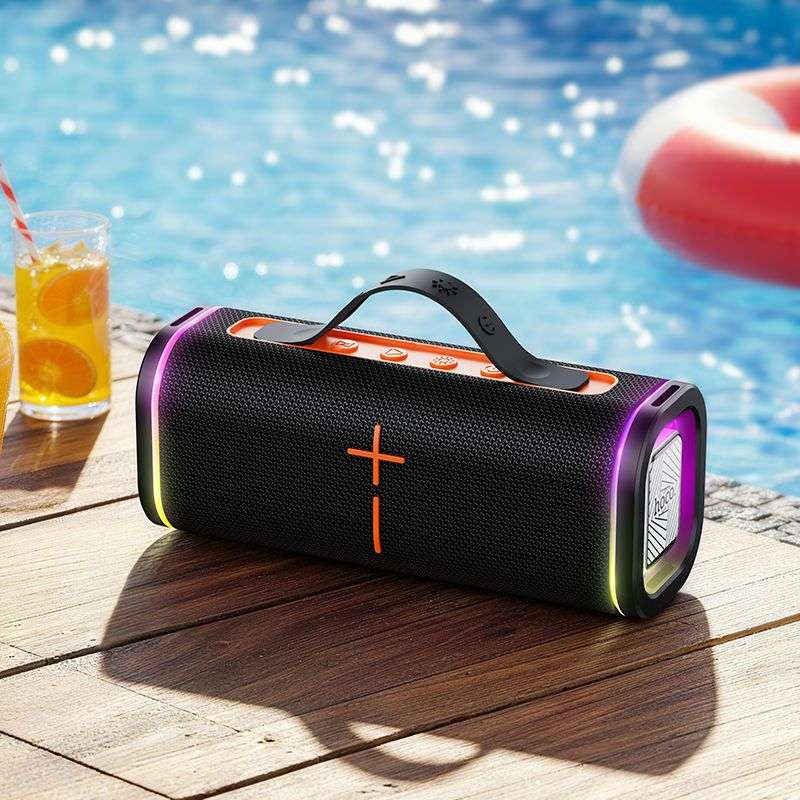 SPOTT-GR Hoco HC51 - Φορητό Ηχείο Bluetooth με Ισχύ 30W και Αυτονομία 5 Ώρες σε Μαύρο Χρώμα