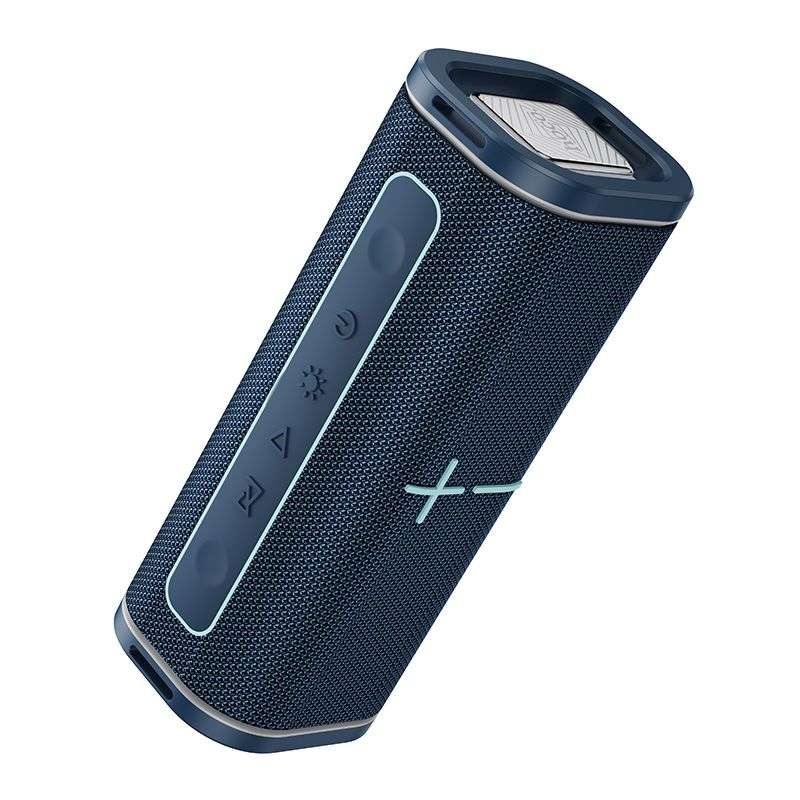 SPOTT-GR Hoco HC51 - Φορητό Ηχείο Bluetooth με Ισχύ 30W και Αυτονομία 5 Ώρες σε Μπλε Χρώμα