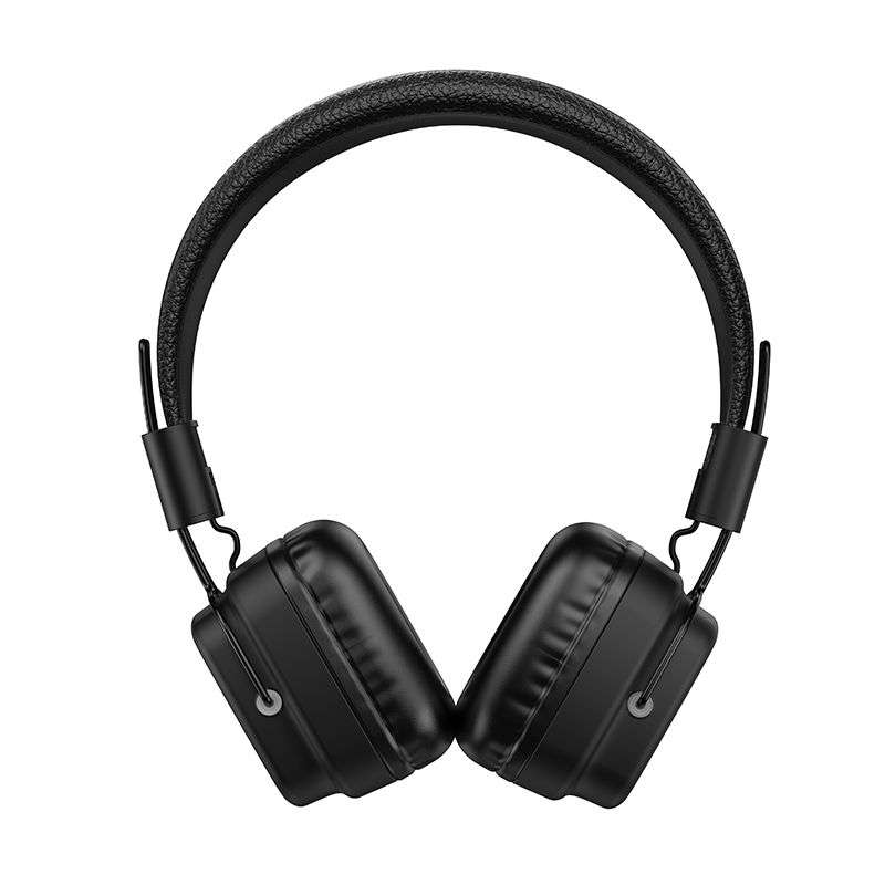SPOTT-GR Hoco W72 - Ασύρματα Over-Ear Aκουστικά Bluetooth σε Μαύρο Χρώμα