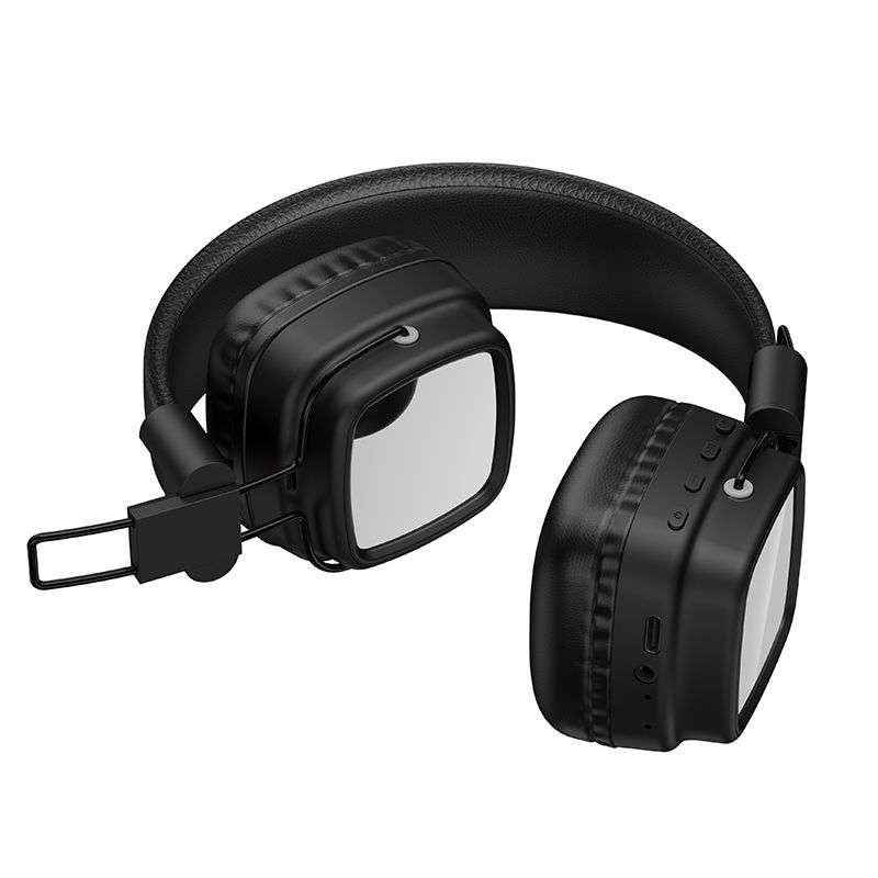 SPOTT-GR Hoco W72 - Ασύρματα Over-Ear Aκουστικά Bluetooth σε Μαύρο Χρώμα