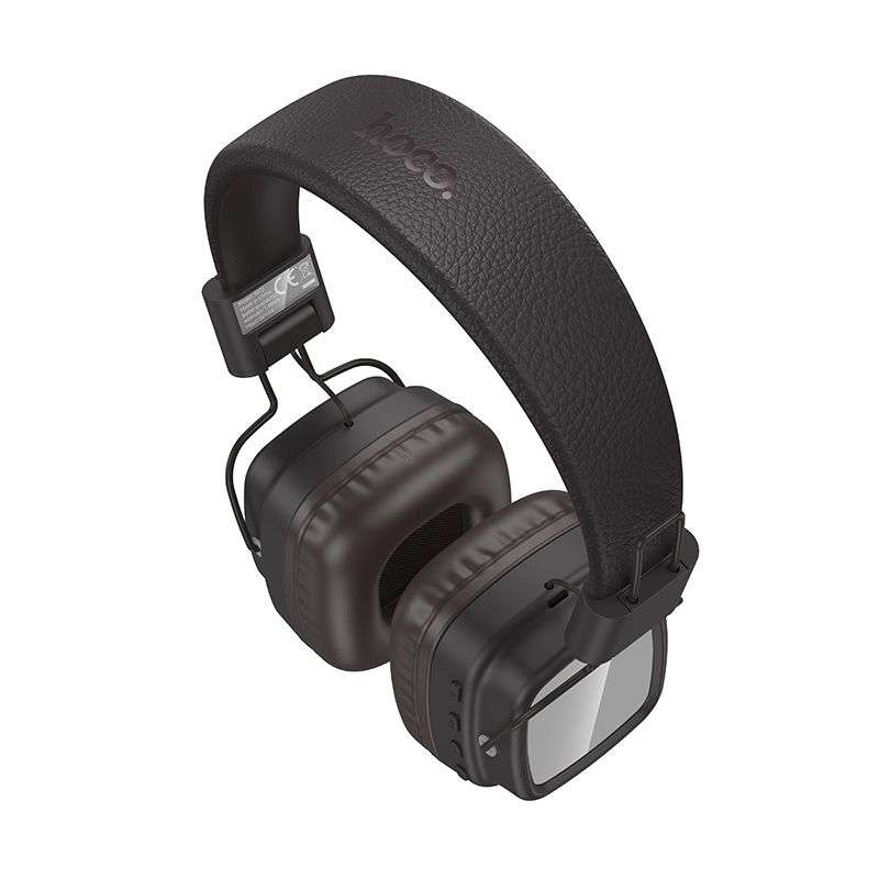 SPOTT-GR Hoco W72 - Ασύρματα Over-Ear Aκουστικά Bluetooth σε Καφέ Χρώμα