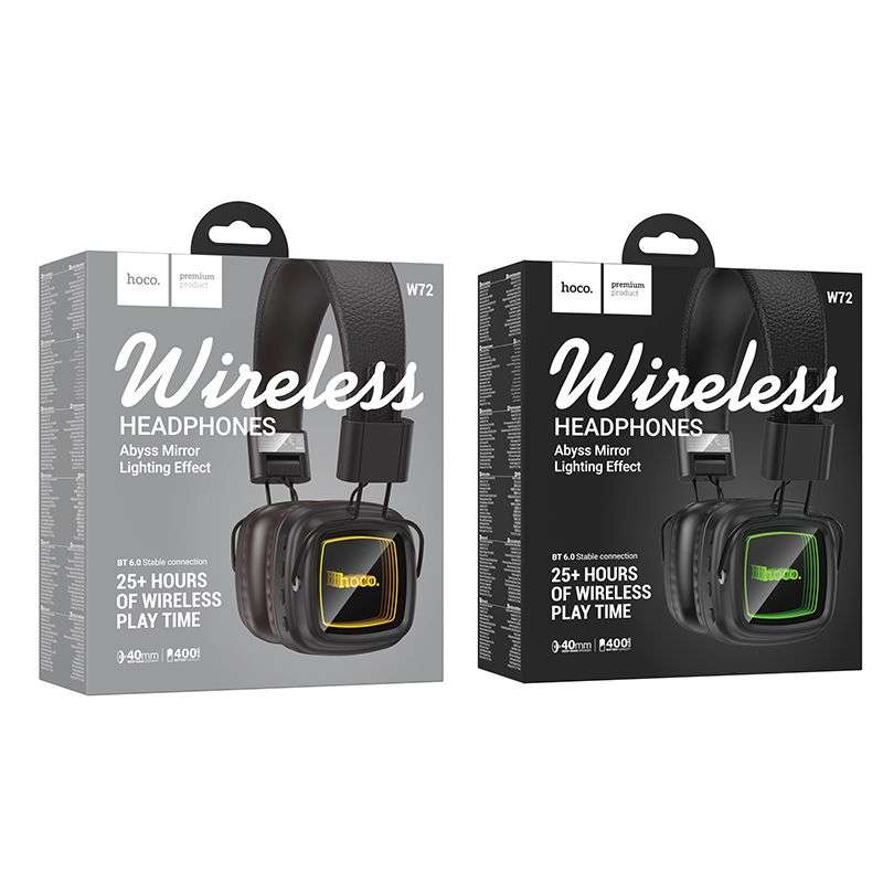 SPOTT-GR Hoco W72 - Ασύρματα Over-Ear Aκουστικά Bluetooth σε Καφέ Χρώμα