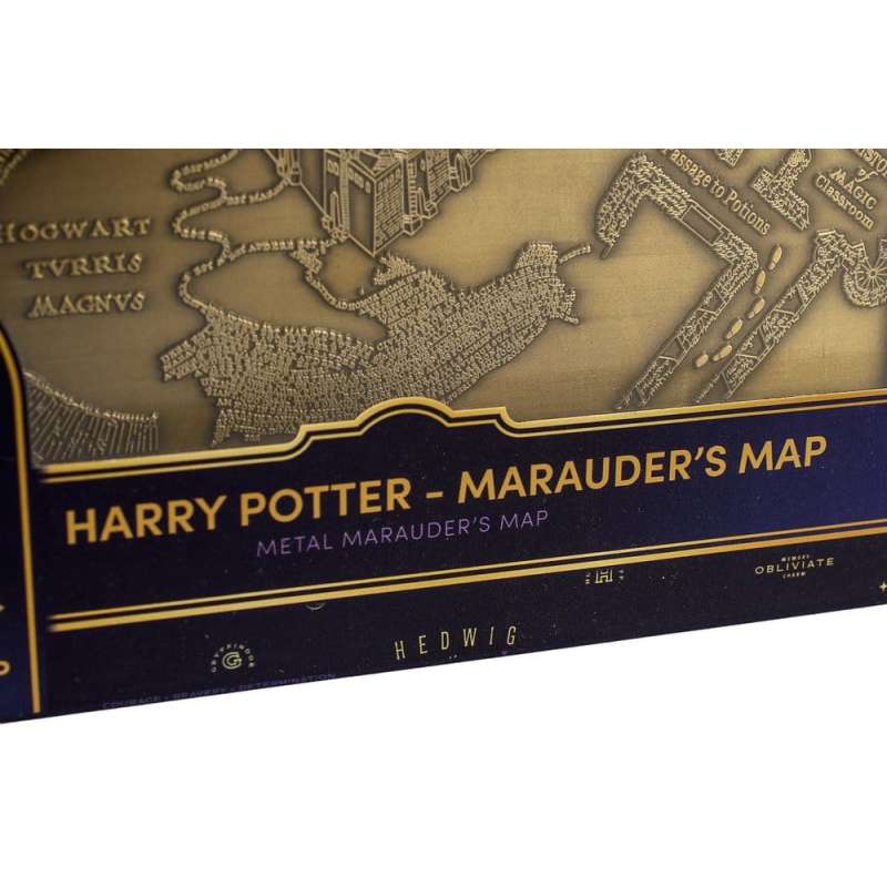 SPOTT-GR Harry Potter - Ρέπλικα Marauder's Map Metal Map Μεγέθους 15cm
