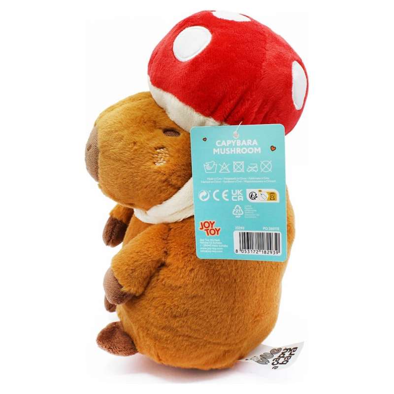 SPOTT-GR Capybara - Λούτρινο Mushroom Μεγέθους 23cm