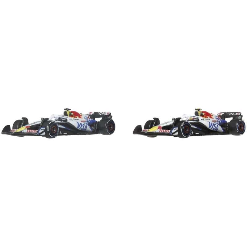 SPOTT-GR Formula 1 Hot Wheels Premium - Die-Cast Οχήματα (Αναλογία 1/64) Team Visa Cash App Racing Bulls (2-Pack)