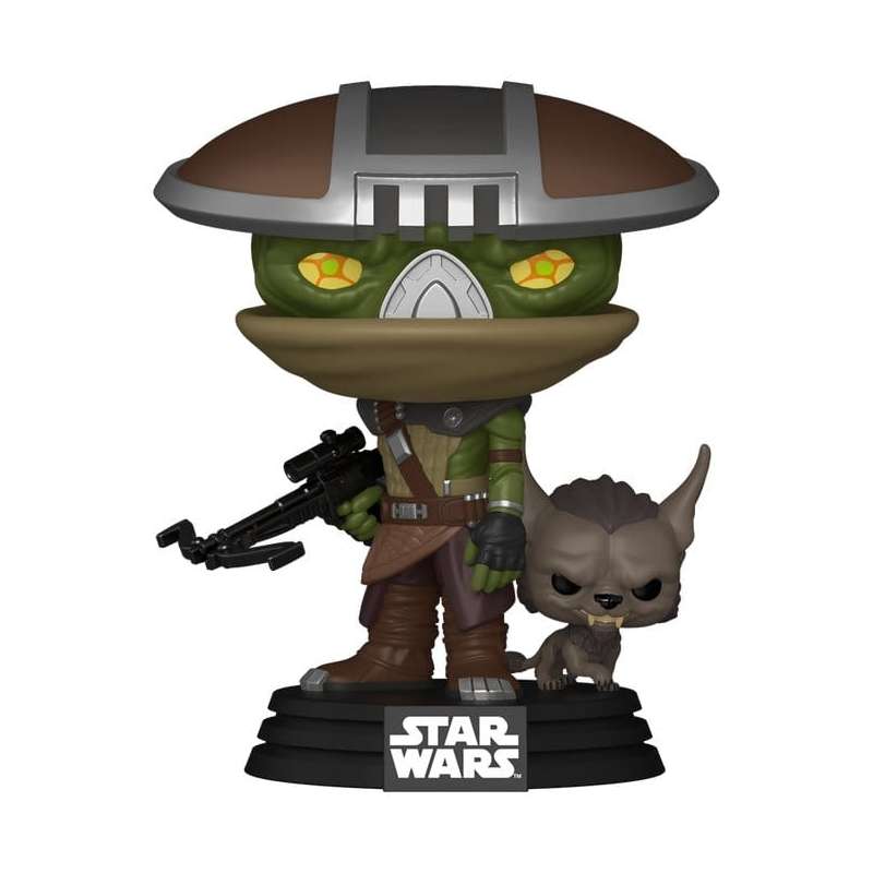 SPOTT-GR Star Wars: The Mandalorian and Grogu POP! & Buddy - Φιγούρα Βινυλίου Embo & Keibu Μεγέθους 9cm