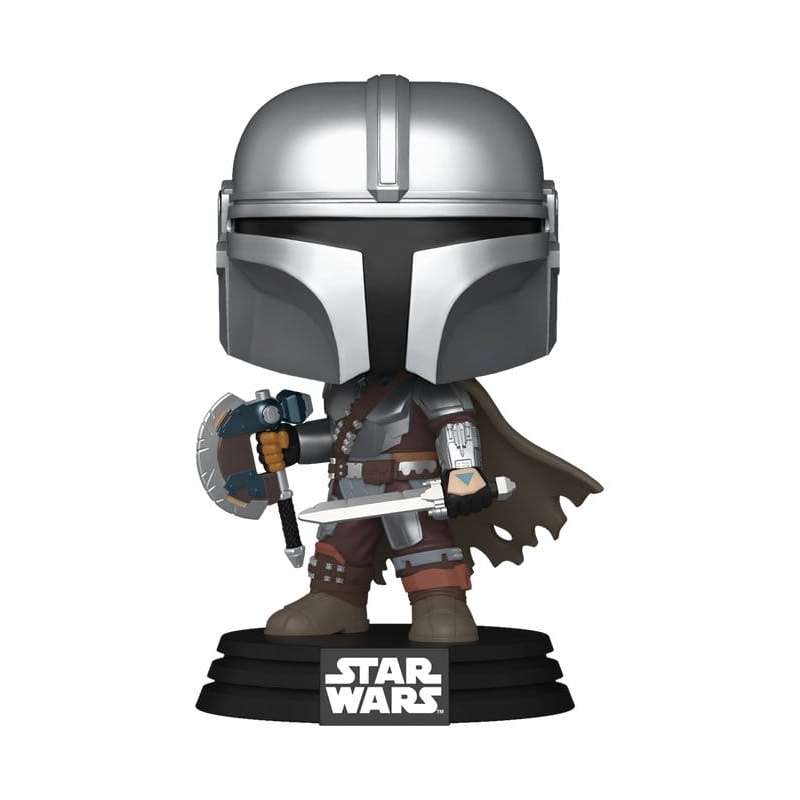SPOTT-GR Star Wars: The Mandalorian and Grogu POP! - Φιγούρα Βινυλίου The Mandalorian (Dual Wield) Μεγέθους 9cm