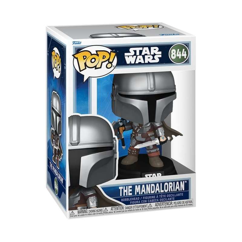 SPOTT-GR Star Wars: The Mandalorian and Grogu POP! - Φιγούρα Βινυλίου The Mandalorian (Dual Wield) Μεγέθους 9cm