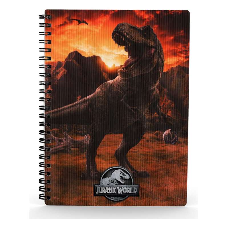 SPOTT-GR Jurassic World - Σημειωματάριο με Εξώφυλλο 3D-Effect Into The Wild