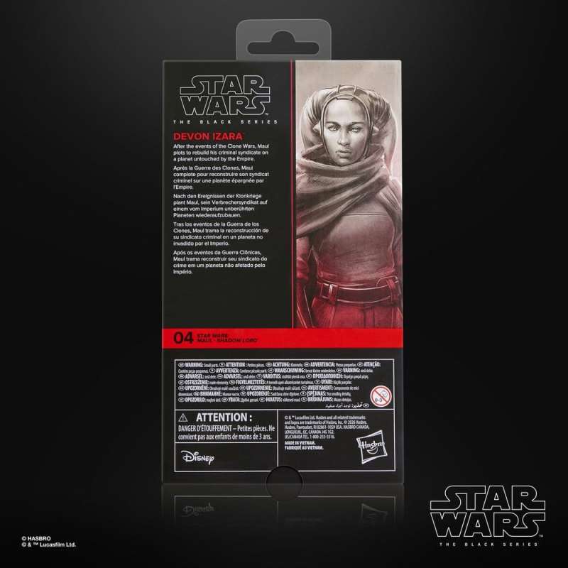 SPOTT-GR Star Wars: Maul - Shadow Lord Black Series - Φιγούρα Δράσης Devon Izara Μεγέθους 15cm