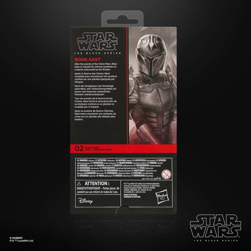 SPOTT-GR Star Wars: Maul - Shadow Lord Black Series - Φιγούρα Δράσης Rook Kast Μεγέθους 15cm