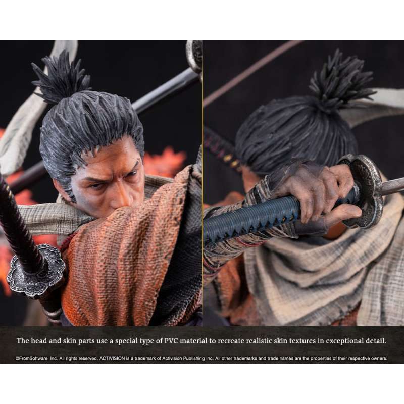 SPOTT-GR Sekiro: Shadows Die Twice - Φιγούρα PVC (Αναλογία 1/7) Wolf Μεγέθους 42cm