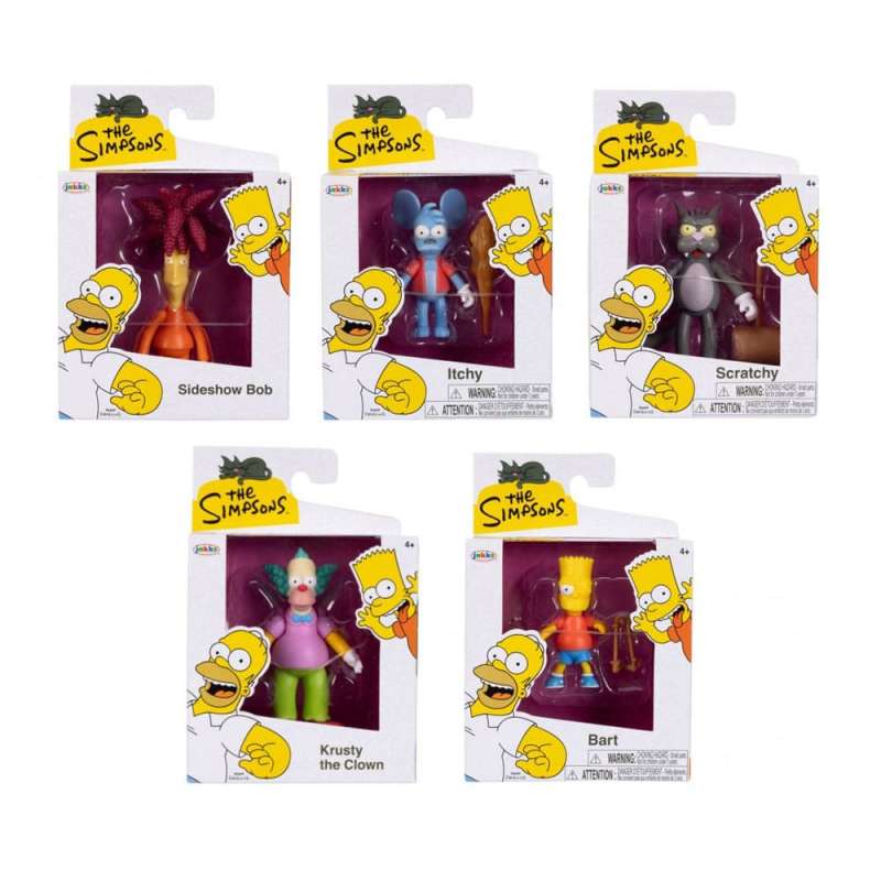 SPOTT-GR Simpsons - Μίνι Φιγούρες Μεγέθους 7cm Wave 2 (Σετ 8 Τεμαχίων)