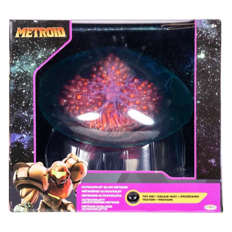 SPOTT-GR World of Nintendo Metroid Prime - Φιγούρα Δράσης Metroid Ultraviolet Glow Μεγέθους 15cm