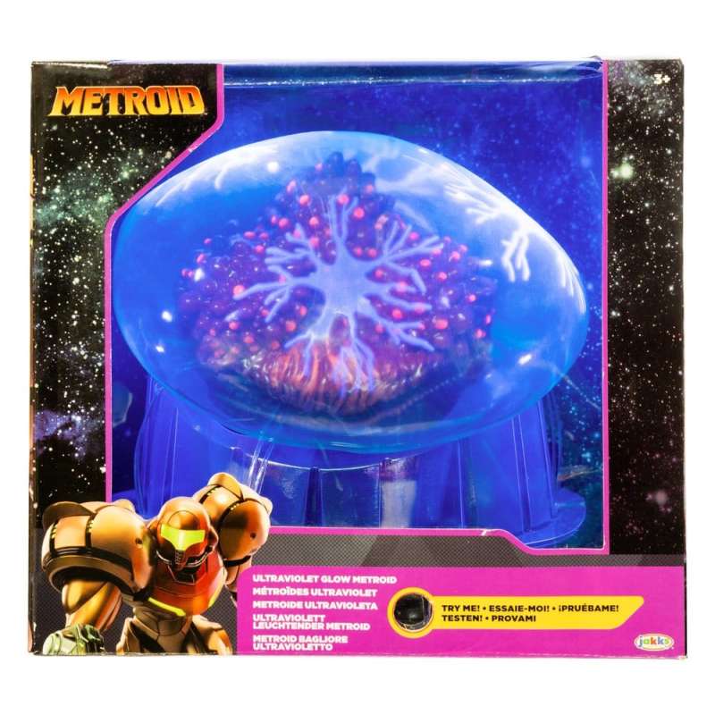 SPOTT-GR World of Nintendo Metroid Prime - Φιγούρα Δράσης Metroid Ultraviolet Glow Μεγέθους 15cm