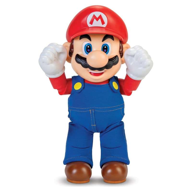 SPOTT-GR Super Mario Talking - Φιγούρα Δράσης It's-A Me! Mario Μεγέθους 36cm