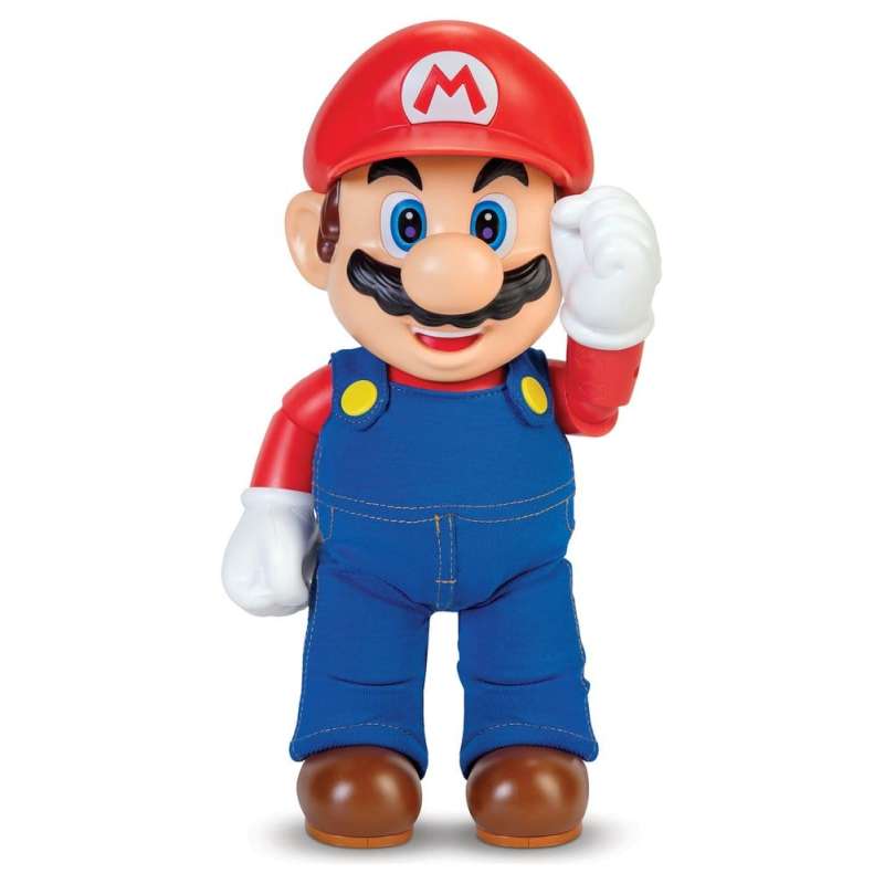 SPOTT-GR Super Mario Talking - Φιγούρα Δράσης It's-A Me! Mario Μεγέθους 36cm
