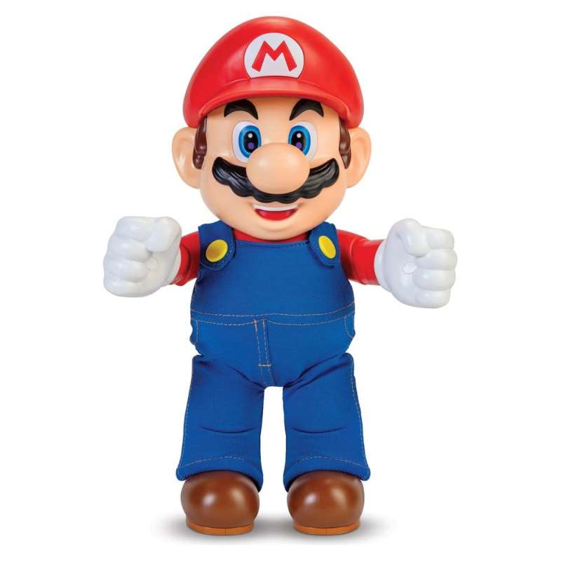 SPOTT-GR Super Mario Talking - Φιγούρα Δράσης It's-A Me! Mario Μεγέθους 36cm