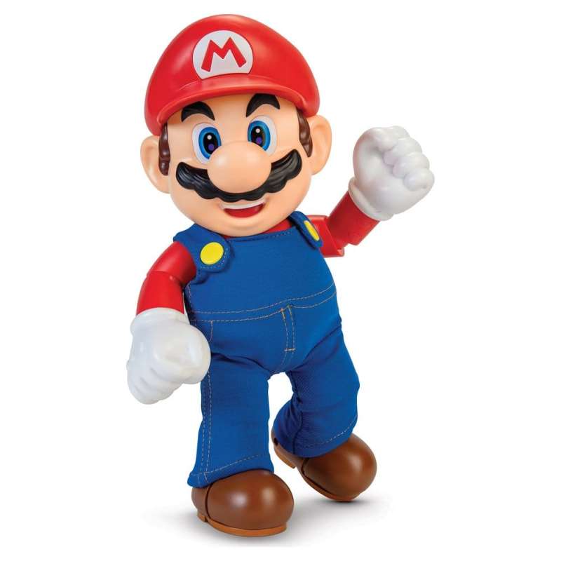 SPOTT-GR Super Mario Talking - Φιγούρα Δράσης It's-A Me! Mario Μεγέθους 36cm