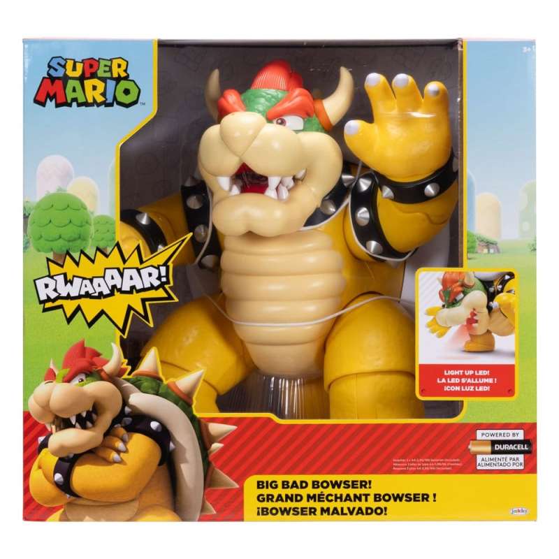 SPOTT-GR Super Mario - Φιγούρα Δράσης Big Bad Bowser Μεγέθους 30cm