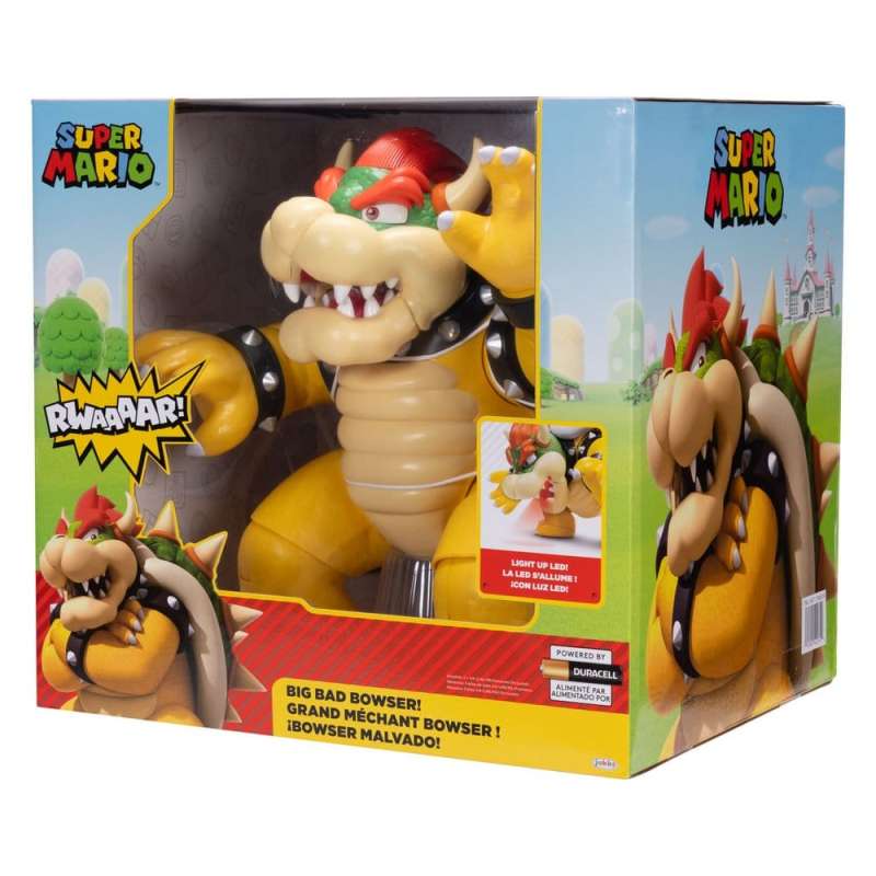 SPOTT-GR Super Mario - Φιγούρα Δράσης Big Bad Bowser Μεγέθους 30cm