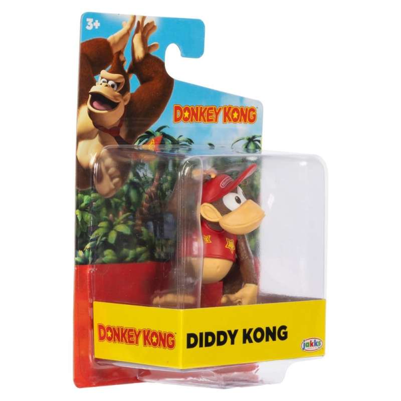 SPOTT-GR World of Nintendo - Μίνι Φιγούρες Donkey Kong Μεγέθους 6cm Σετ (Σετ 16 Τεμάχια)