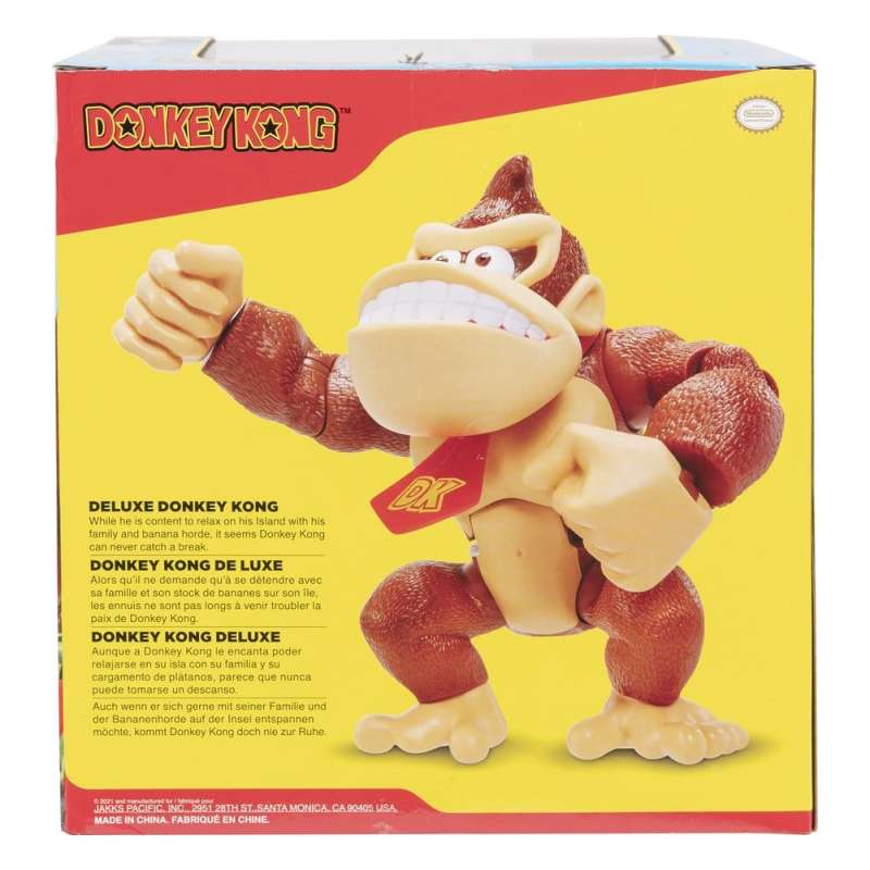 SPOTT-GR Super Mario - Φιγούρα Δράσης Donkey Kong Μεγέθους 15cm