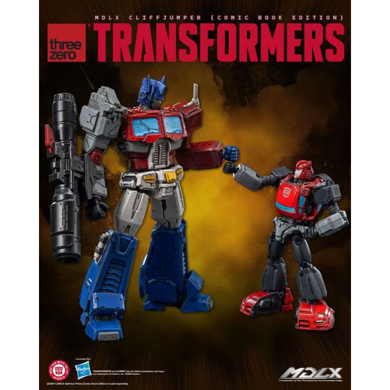 SPOTT-GR Transformers MDLX - Φιγούρα Δράσης Cliffjumper (Comic Book Edition) Μεγέθους 12cm
