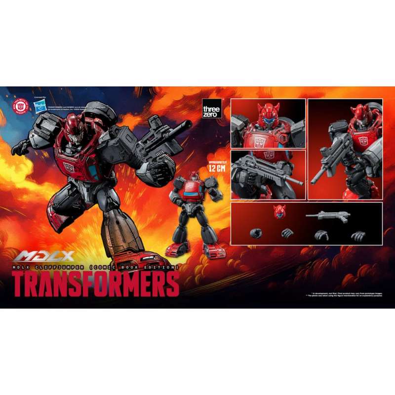 SPOTT-GR Transformers MDLX - Φιγούρα Δράσης Cliffjumper (Comic Book Edition) Μεγέθους 12cm